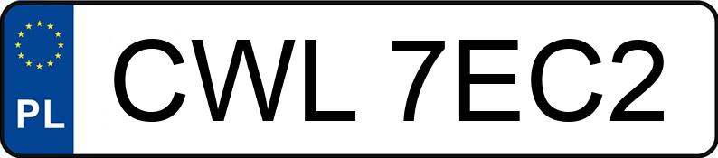 O número de registro CWL 7EC2 tem ARBOS P5130 T5 - CWL7EC2