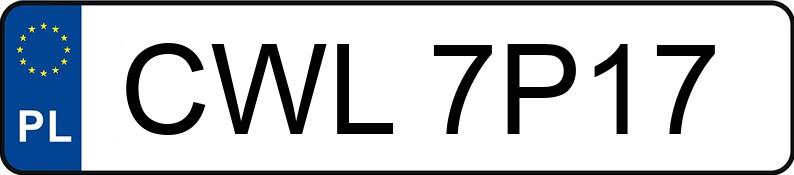 Numer rejestracyjny CWL 7P17 posiada MERCEDES-BENZ S 320 I KAT - CWL7P17