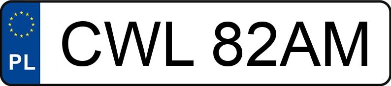 Numer rejestracyjny CWL 82AM posiada VOLKSWAGEN Passat 2.0i Kat. MR`88 GL - CWL82AM