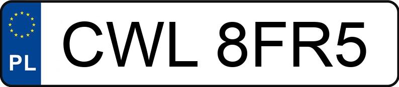 Numer rejestracyjny CWL8FR5 posiada DAF LF Standard