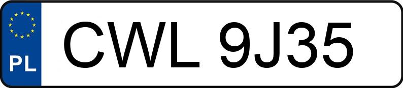 Numer rejestracyjny CWL 9J35 posiada CITROEN C3 - CWL9J35