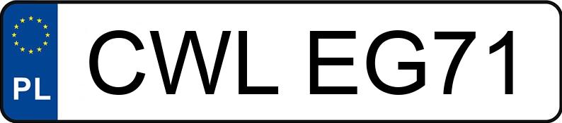 Numer rejestracyjny CWL EG71 posiada OPEL ASTRA - CWLEG71 Numer rejestracyjny CWL EG71 posiada OPEL ASTRA - CWLEG71