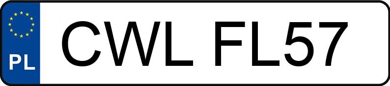 Numer rejestracyjny CWL FL57 posiada OPEL VECTRA - CWLFL57
