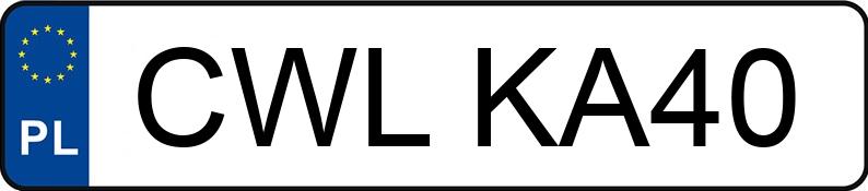 Numer rejestracyjny CWL KA40 posiada MERCEDES-BENZ E 320 CDI 4MATIC - CWLKA40