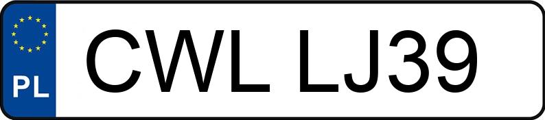 Numer rejestracyjny CWL LJ39 posiada SEAT LEON - CWLLJ39