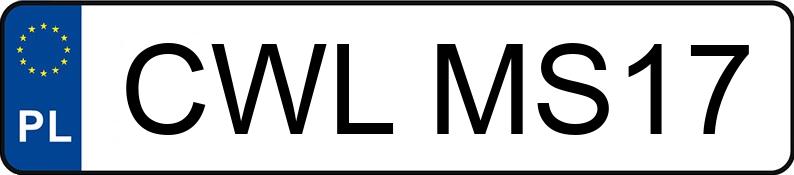 Numer rejestracyjny CWL MS17 posiada AUDI A4 2.0 TDi Kat. MR`05 E4 8E A4 2.0 TDi Kat. MR`05 E4 8E - CWLMS17