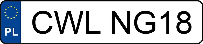 Numer rejestracyjny CWL NG18 posiada FORD FOCUS - CWLNG18
