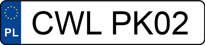 Registreringsnummeret CWL PK02 har AUDI A6 Avant 2.7 TDi Kat. MR`04 E4 4F A6 Avant 2.7 TDi Kat. MR`04 E4 4F - CWLPK02