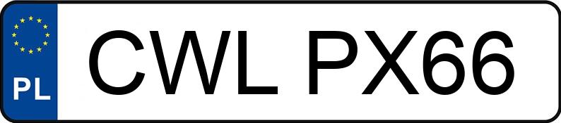 Numer rejestracyjny CWL PX66 posiada ZETOR 7245 - CWLPX66