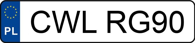 Numer rejestracyjny CWL RG90 posiada SEAT AROSA - CWLRG90