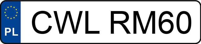 Numer rejestracyjny CWL RM60 posiada OPEL ASTRA - CWLRM60