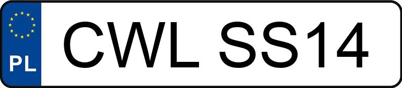 Numer rejestracyjny CWL SS14 posiada VOLKSWAGEN GOLF - CWLSS14
