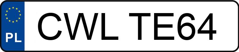 Numer rejestracyjny CWL TE64 posiada FORD MONDEO - CWLTE64