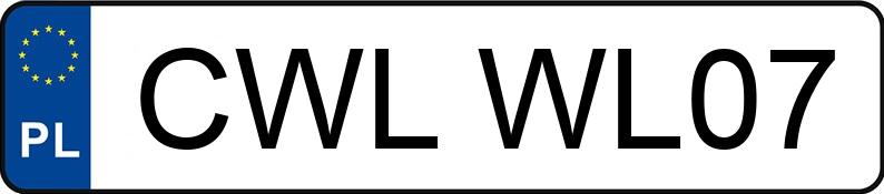 Numer rejestracyjny CWL WL07 posiada VOLKSWAGEN Passat GP 1.8 MR`00 E3 Comfortline Tiptronic - CWLWL07