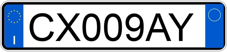 Numer rejestracyjny CX009AY posiada SMART forfour 1a serie