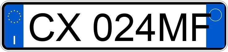 Numer rejestracyjny CX024MF posiada SAAB 9-3 2a serie Numer rejestracyjny CX024MF posiada SAAB 9-3 2a serie