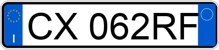 Numer rejestracyjny CX062RF posiada TOYOTA RAV4 2a serie