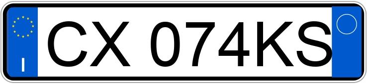 Numer rejestracyjny CX074KS posiada LANCIA Ypsilon Numer rejestracyjny CX074KS posiada LANCIA Ypsilon