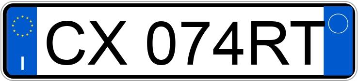 Numer rejestracyjny CX074RT posiada LANCIA Ypsilon Numer rejestracyjny CX074RT posiada LANCIA Ypsilon