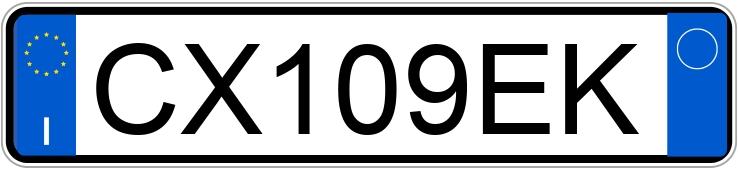 Numer rejestracyjny CX109EK posiada FIAT Grande Punto