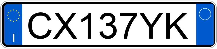 Numer rejestracyjny CX137YK posiada FIAT 600