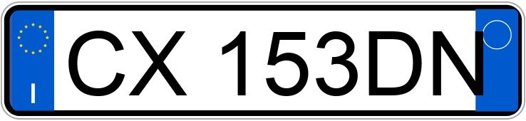 Numer rejestracyjny CX153DN posiada BMW Serie 3