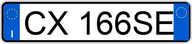 Numer rejestracyjny CX166SE posiada VOLVO S80