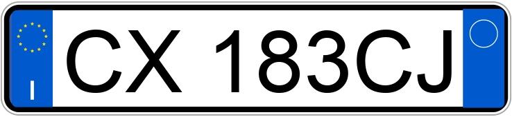 Numer rejestracyjny CX183CJ posiada ALFA ROMEO 159 Numer rejestracyjny CX183CJ posiada ALFA ROMEO 159