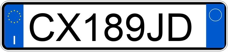 Numer rejestracyjny CX189JD posiada LANCIA Phedra