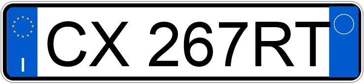 Numer rejestracyjny CX267RT posiada FIAT Stilo