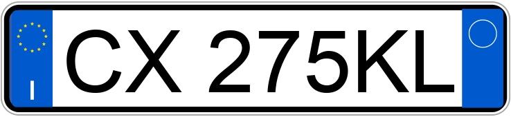 Numer rejestracyjny CX275KL posiada SMART fortwo 1a serie Numer rejestracyjny CX275KL posiada SMART fortwo 1a serie