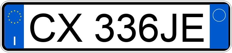Numer rejestracyjny CX336JE posiada CITROEN C3 1a serie