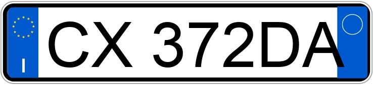 Numer rejestracyjny CX372DA posiada SEAT Ibiza 3a serie Numer rejestracyjny CX372DA posiada SEAT Ibiza 3a serie