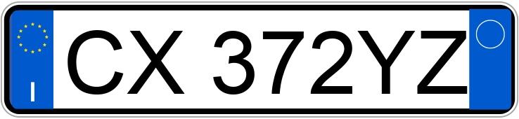 Numer rejestracyjny CX372YZ posiada FIAT Panda 2a serie Numer rejestracyjny CX372YZ posiada FIAT Panda 2a serie