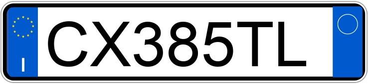 Numer rejestracyjny CX385TL posiada PEUGEOT 206 Numer rejestracyjny CX385TL posiada PEUGEOT 206