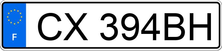 Numer rejestracyjny CX394BH posiada BMW X3