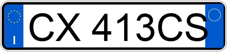 Numer rejestracyjny CX413CS posiada FORD Fiesta 5a serie
