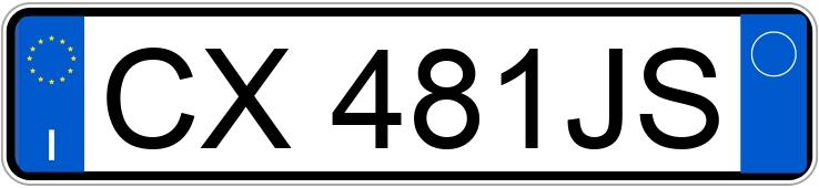 Numer rejestracyjny CX481JS posiada OPEL Meriva 1a serie Numer rejestracyjny CX481JS posiada OPEL Meriva 1a serie