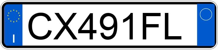 Numer rejestracyjny CX491FL posiada FIAT Croma