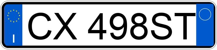 Numer rejestracyjny CX498ST posiada FIAT Grande Punto Numer rejestracyjny CX498ST posiada FIAT Grande Punto