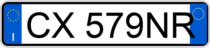 Numer rejestracyjny CX579NR posiada FIAT Punto 3a serie
