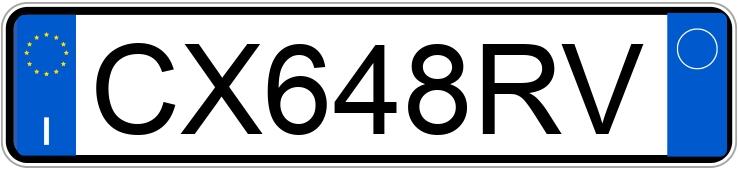 Numer rejestracyjny CX648RV posiada FIAT Punto 3a serie