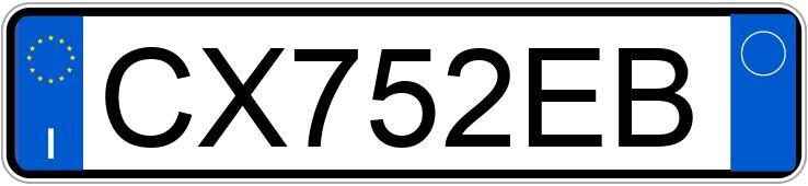 Numer rejestracyjny CX752EB posiada VOLKSWAGEN Touran