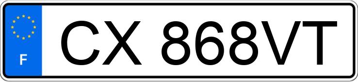 Numer rejestracyjny CX868VT posiada RENAULT CLIO IV