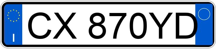 Numer rejestracyjny CX870YD posiada ALFA ROMEO 159