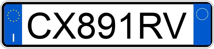 Numer rejestracyjny CX891RV posiada ALFA ROMEO 147 2a serie