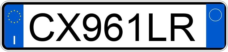 Numer rejestracyjny CX961LR posiada FIAT Punto 3a serie