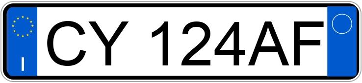 Numer rejestracyjny CY124AF posiada VOLKSWAGEN Golf 4a serie