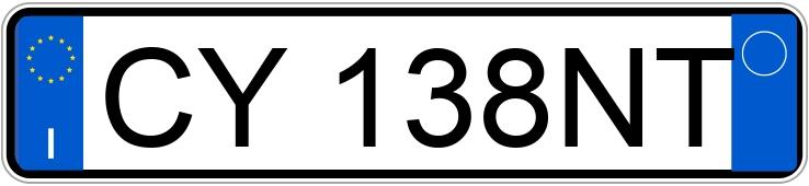 Numer rejestracyjny CY138NT posiada FIAT Panda 2a serie Numer rejestracyjny CY138NT posiada FIAT Panda 2a serie