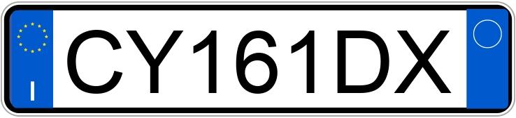 Numer rejestracyjny CY161DX posiada FIAT Grande Punto